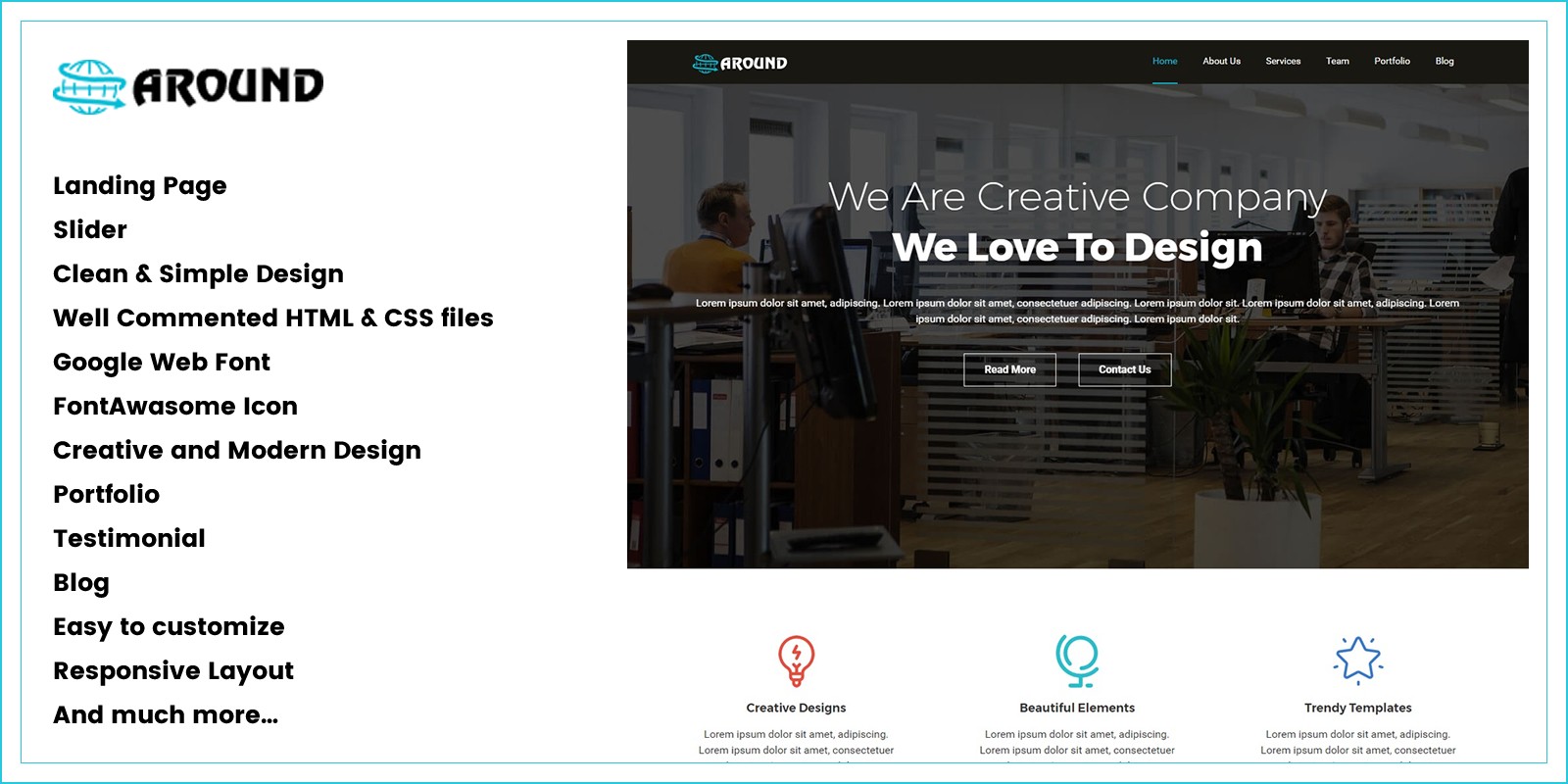 Around HTML Template