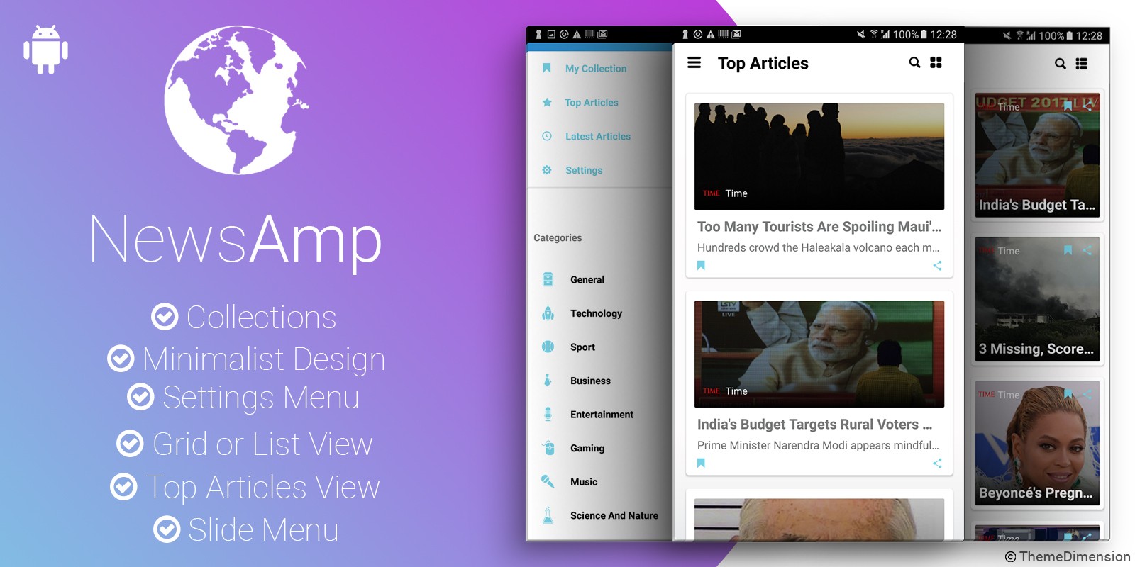 NewsAmp - Android News Application