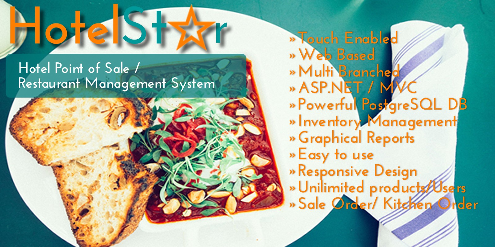HotelStar Point of Sale and Restaurant Management