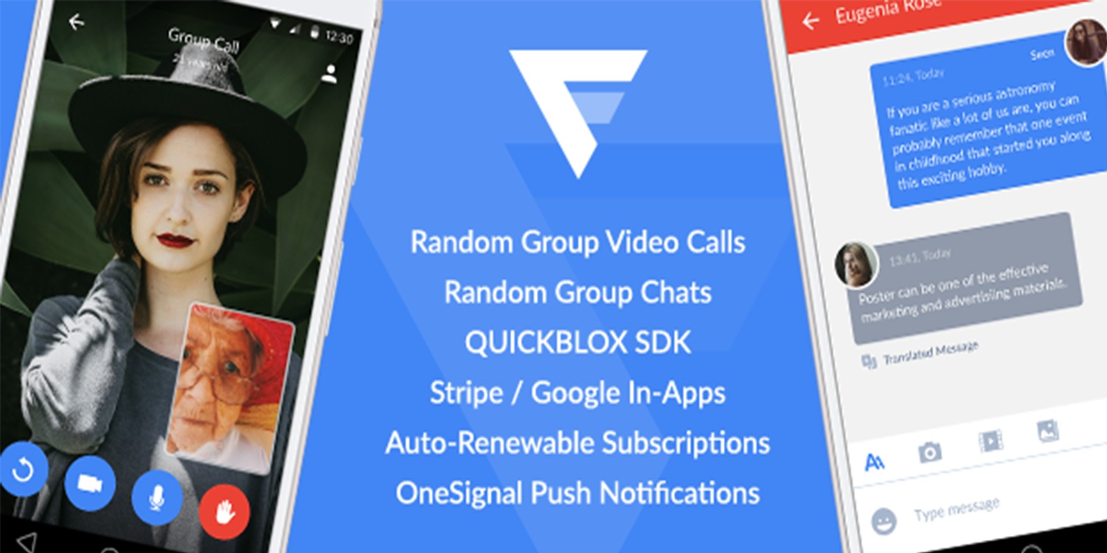 Fluky - Random Video And Message Chat for Android