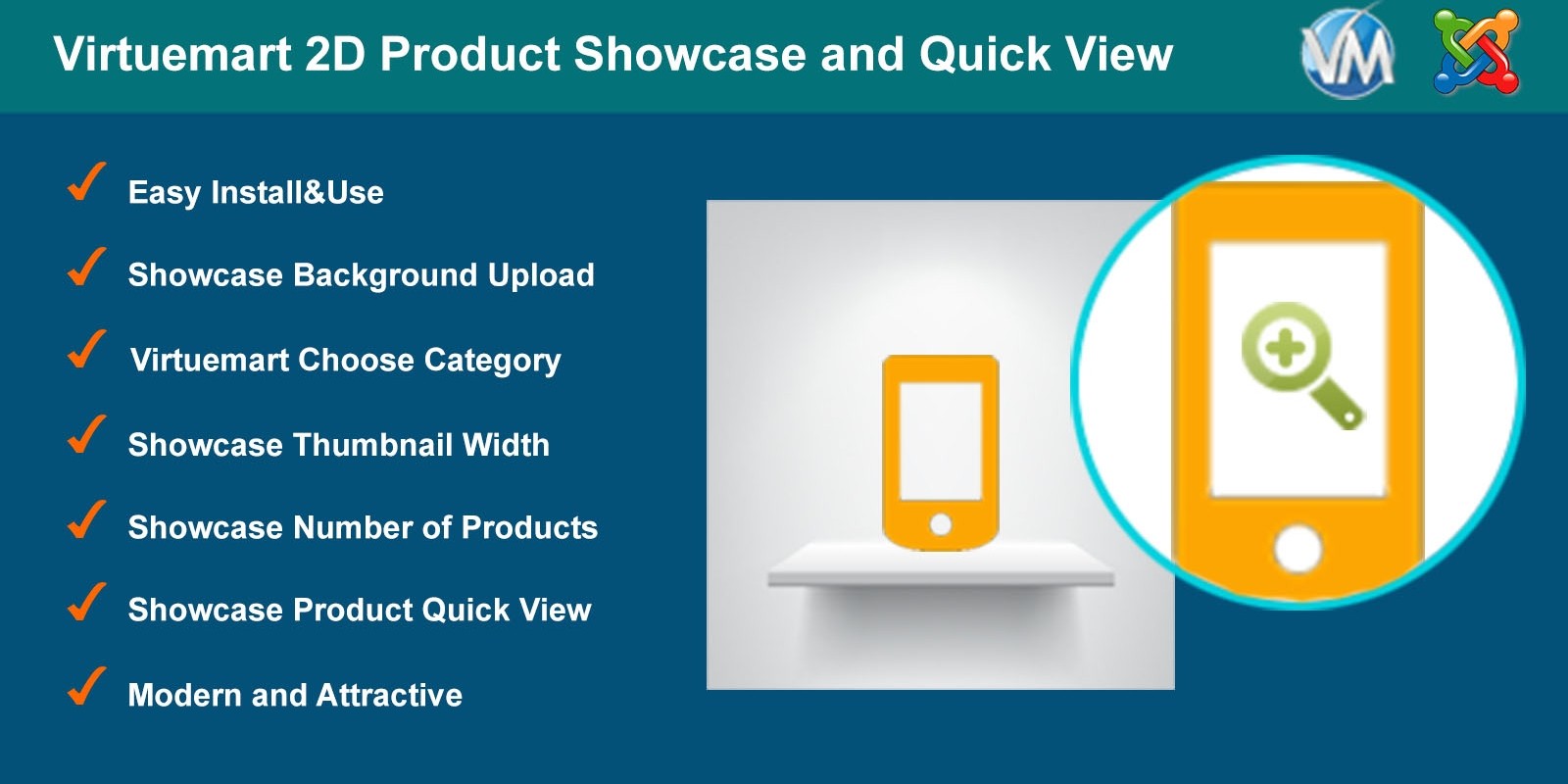 Virtuemart 2D Product Showcase And Quick View