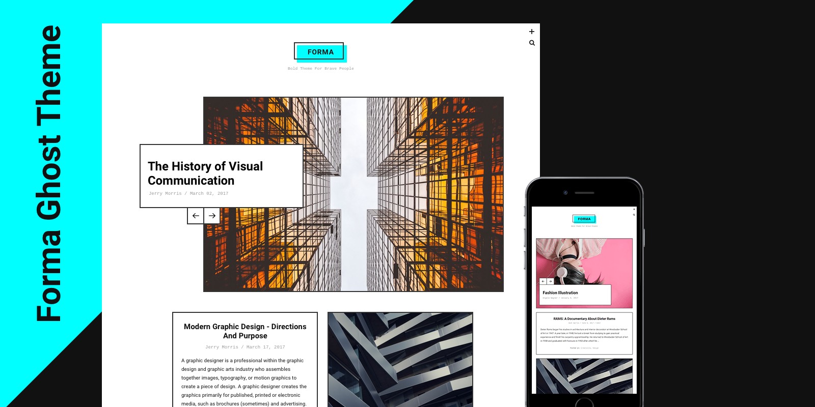 Forma - Bold Masonry Theme For Ghost