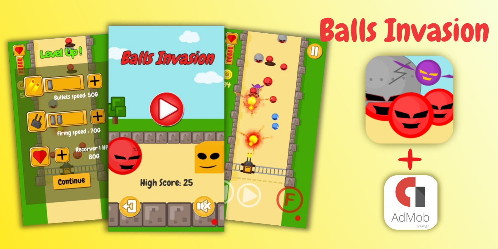 Balls Invasion - Unity game source code