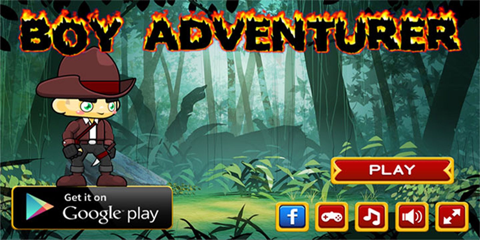 Boy Adventurer - Construct 2 Template