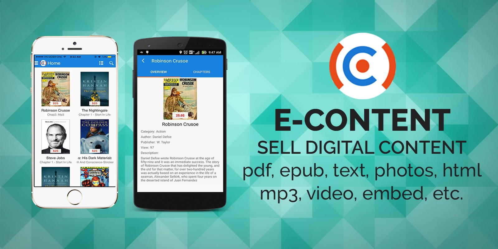 E-Content - iOS Source Code
