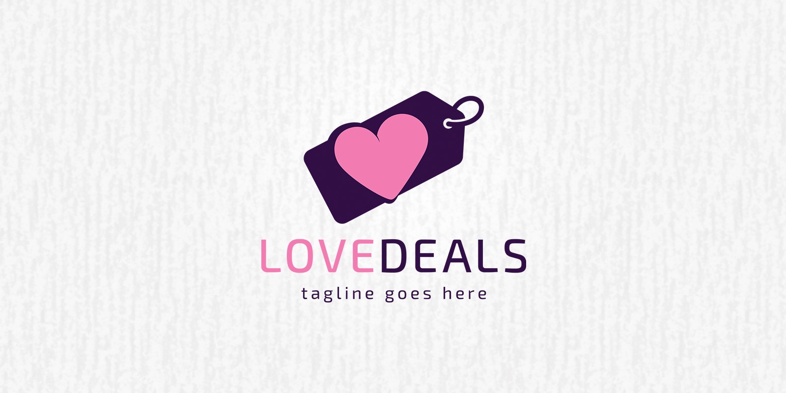 Love Deals Logo Template