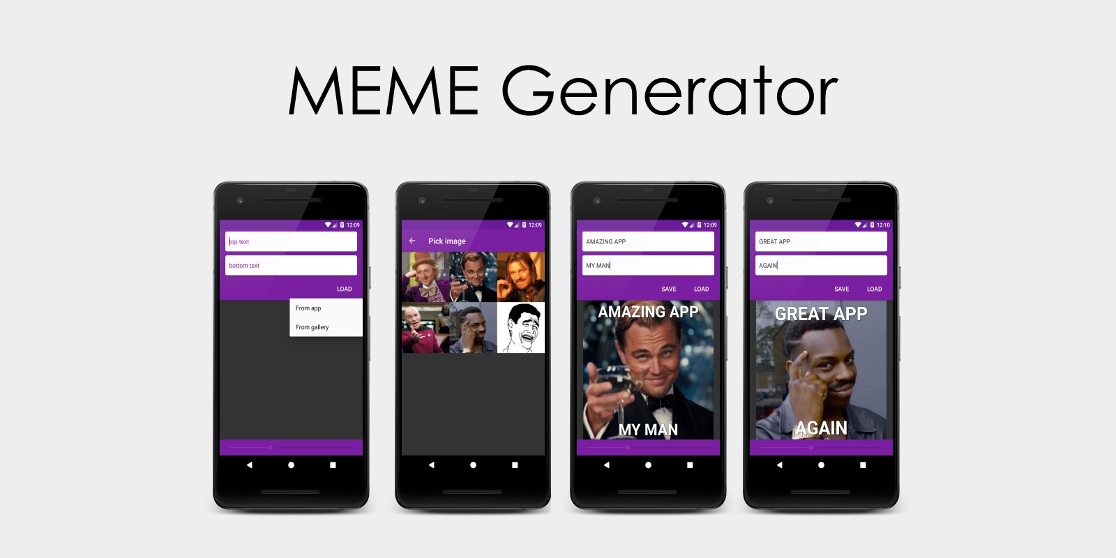 Meme Generator Android Source Code Photo App Templates For