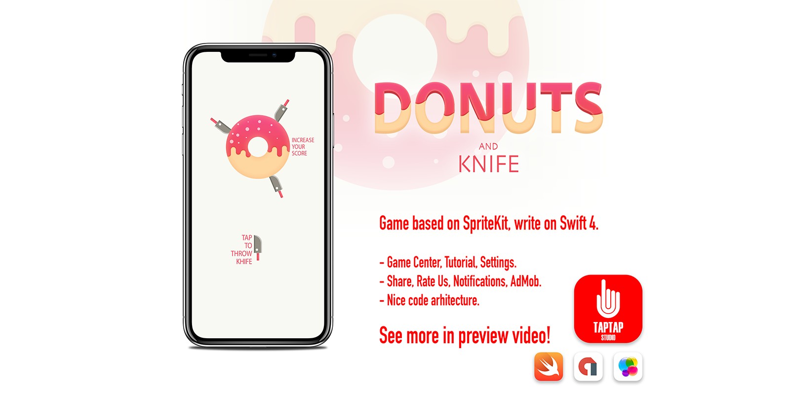 Donuts and Knife - iOS Source Code