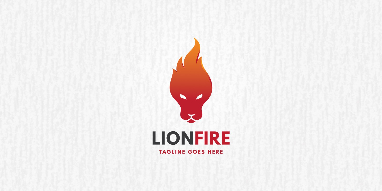 Lion Fire - Logo Template