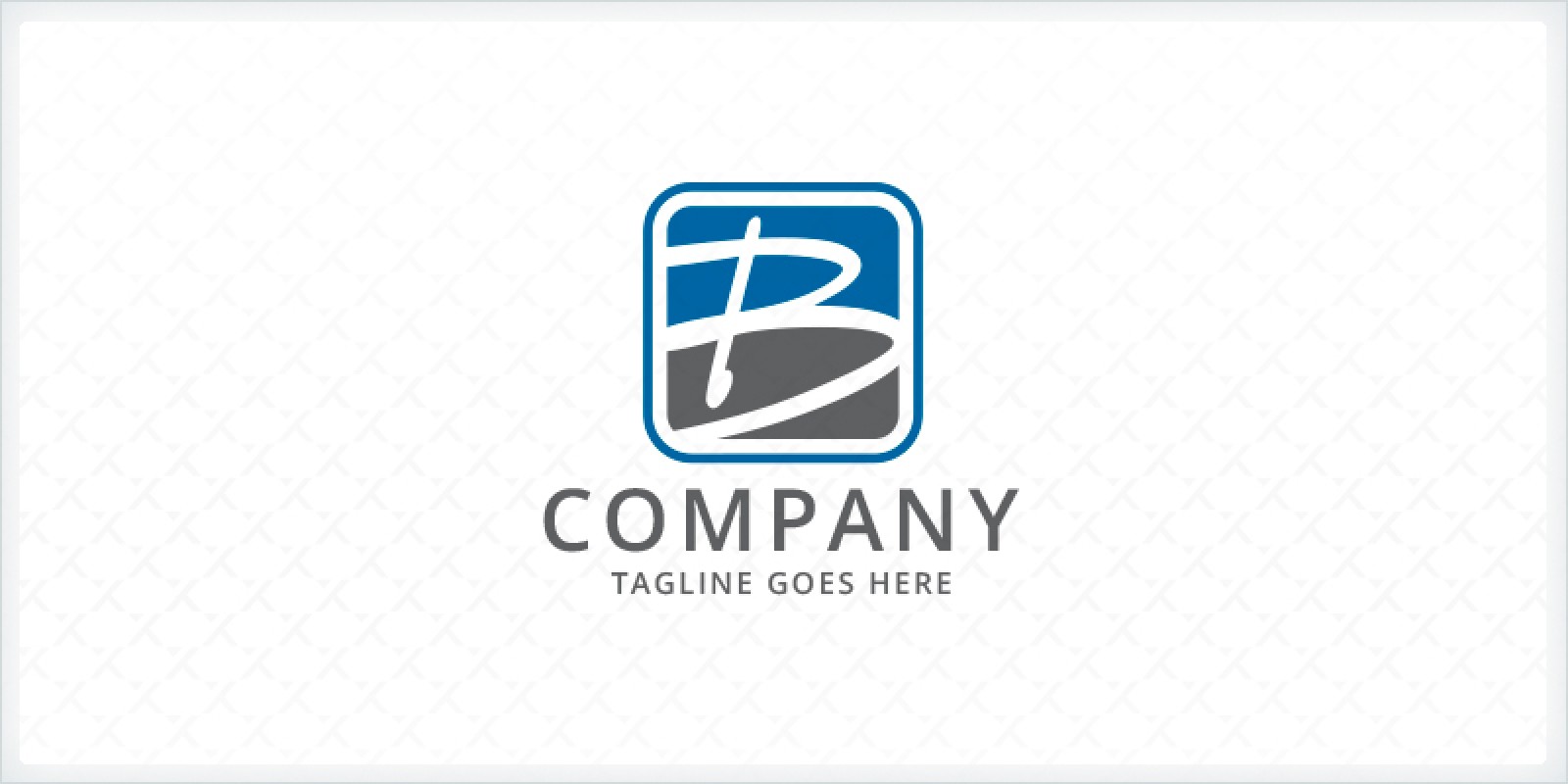 Handwritten Letter B Logo