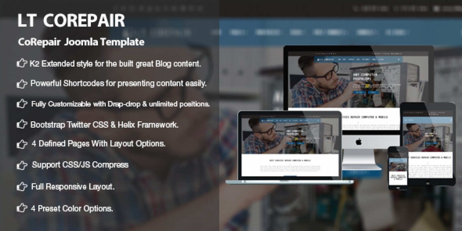 LT CoRepair - Premium Computer Repair Joomla
