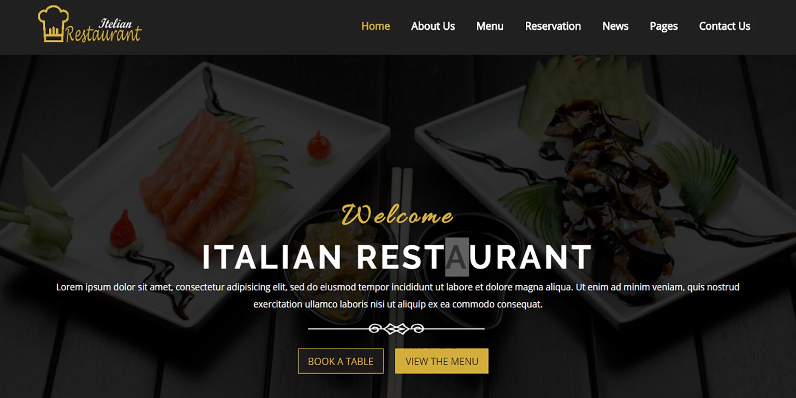 Itelian - HTML5 Restaurant Template