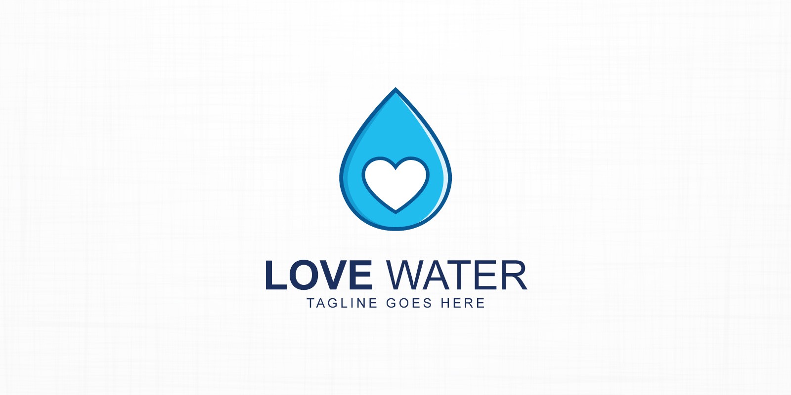 Love Water Logo Template