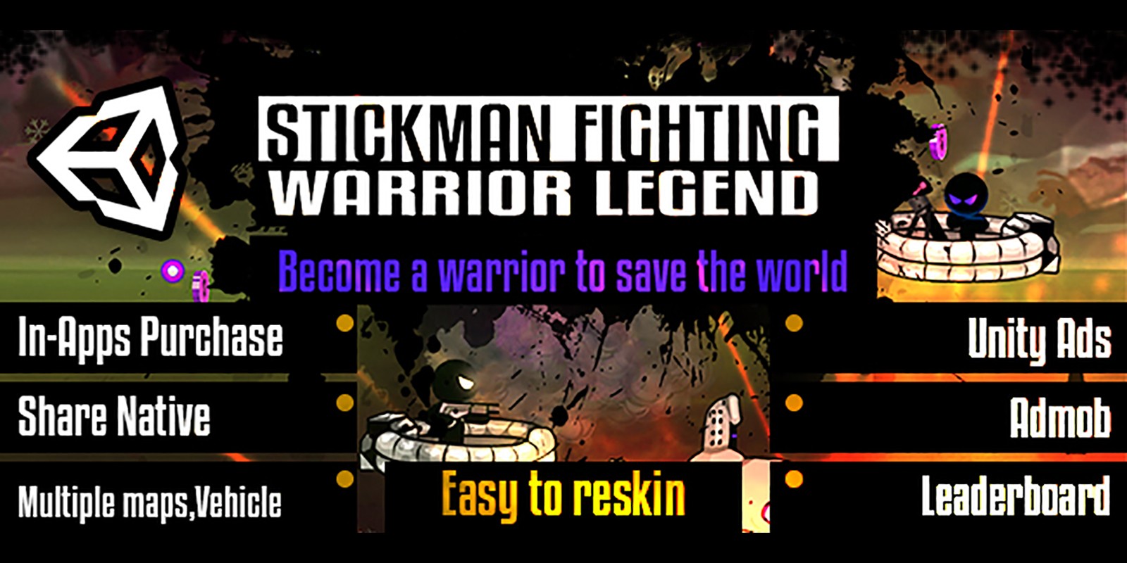 Stickman Shooting - Full Project Unity