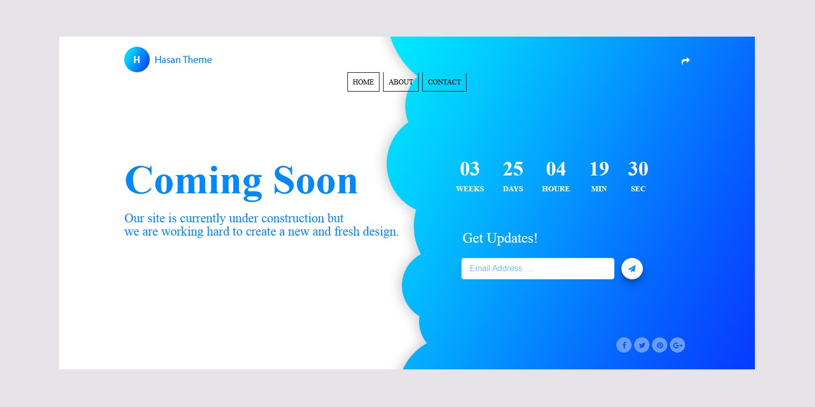 Hasan Theme Coming Soon