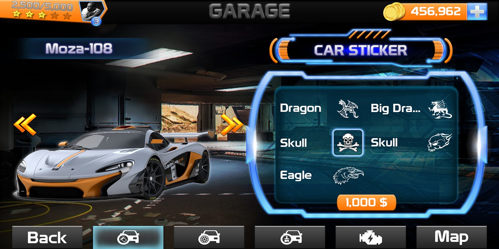 Racing Game Graphics CxS - GUI Skin 3