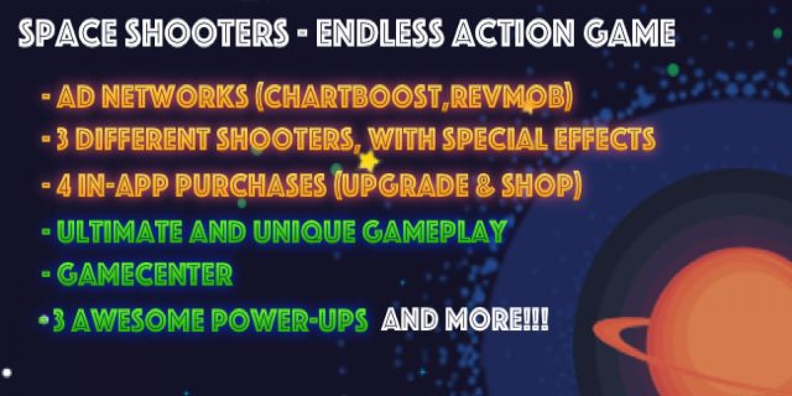 Space Shooters - Android Game Source Code