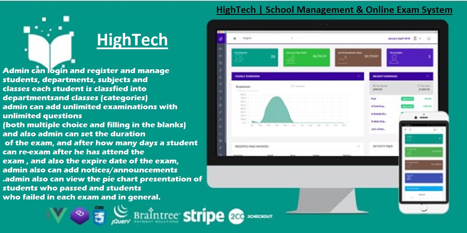 HighTech - School Management Exam System