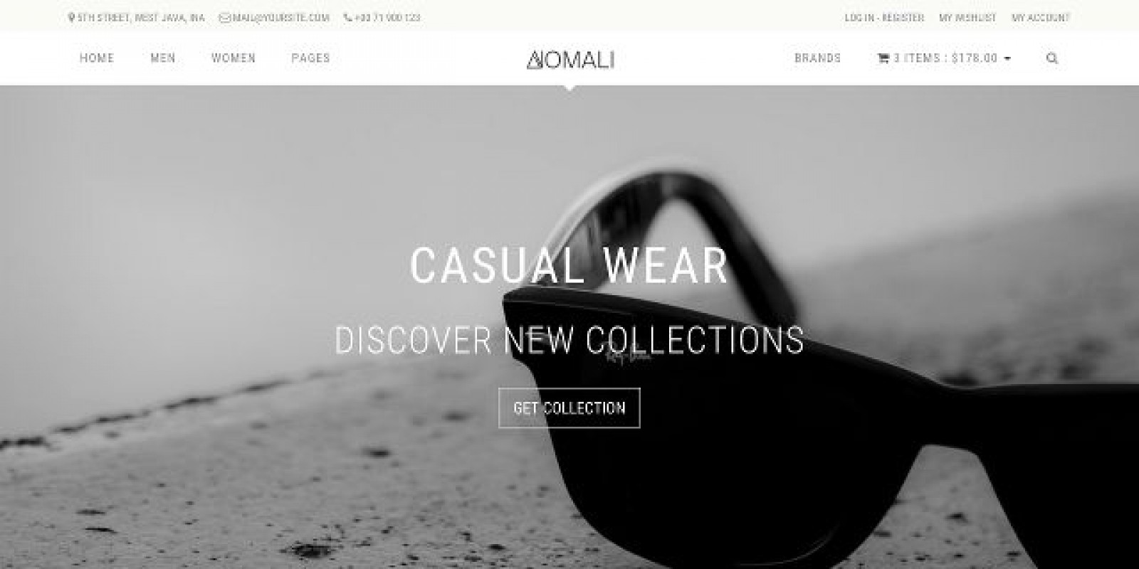 Anomali - Ecommerce HTML Bootstrap Template