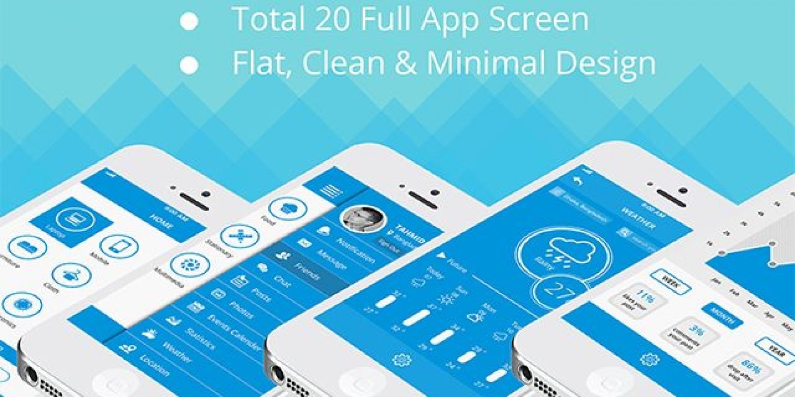 Shop & Communication iOS App UI