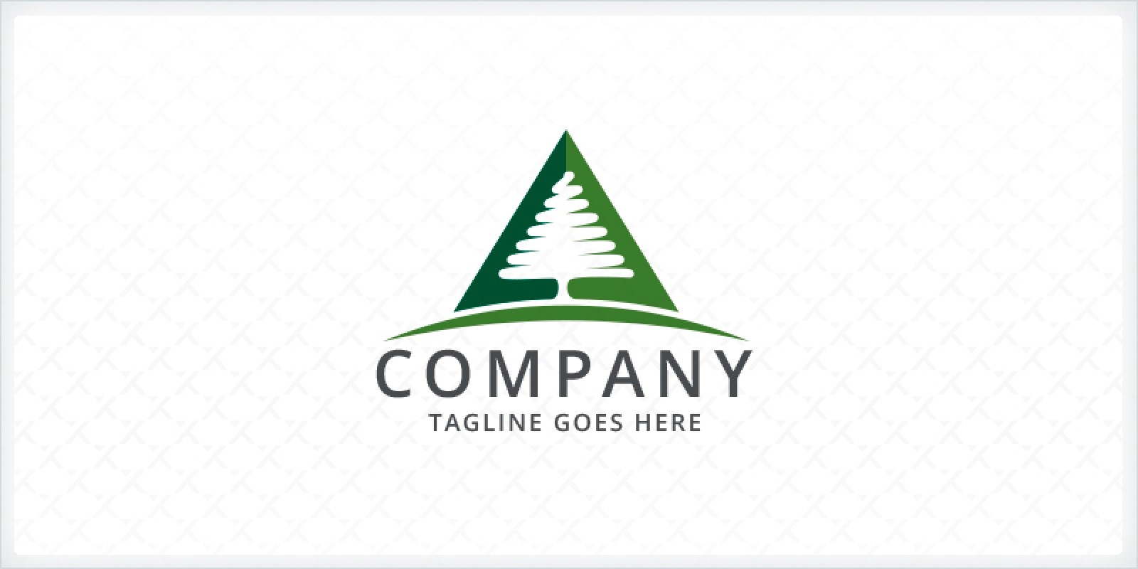 Pine Tree Triangle Logo