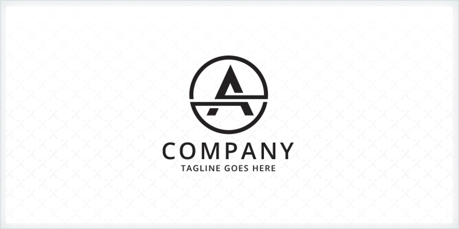 Circle Letter A Logo
