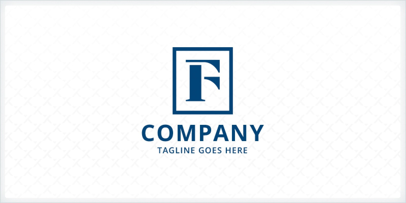 Letter F Frame Logo