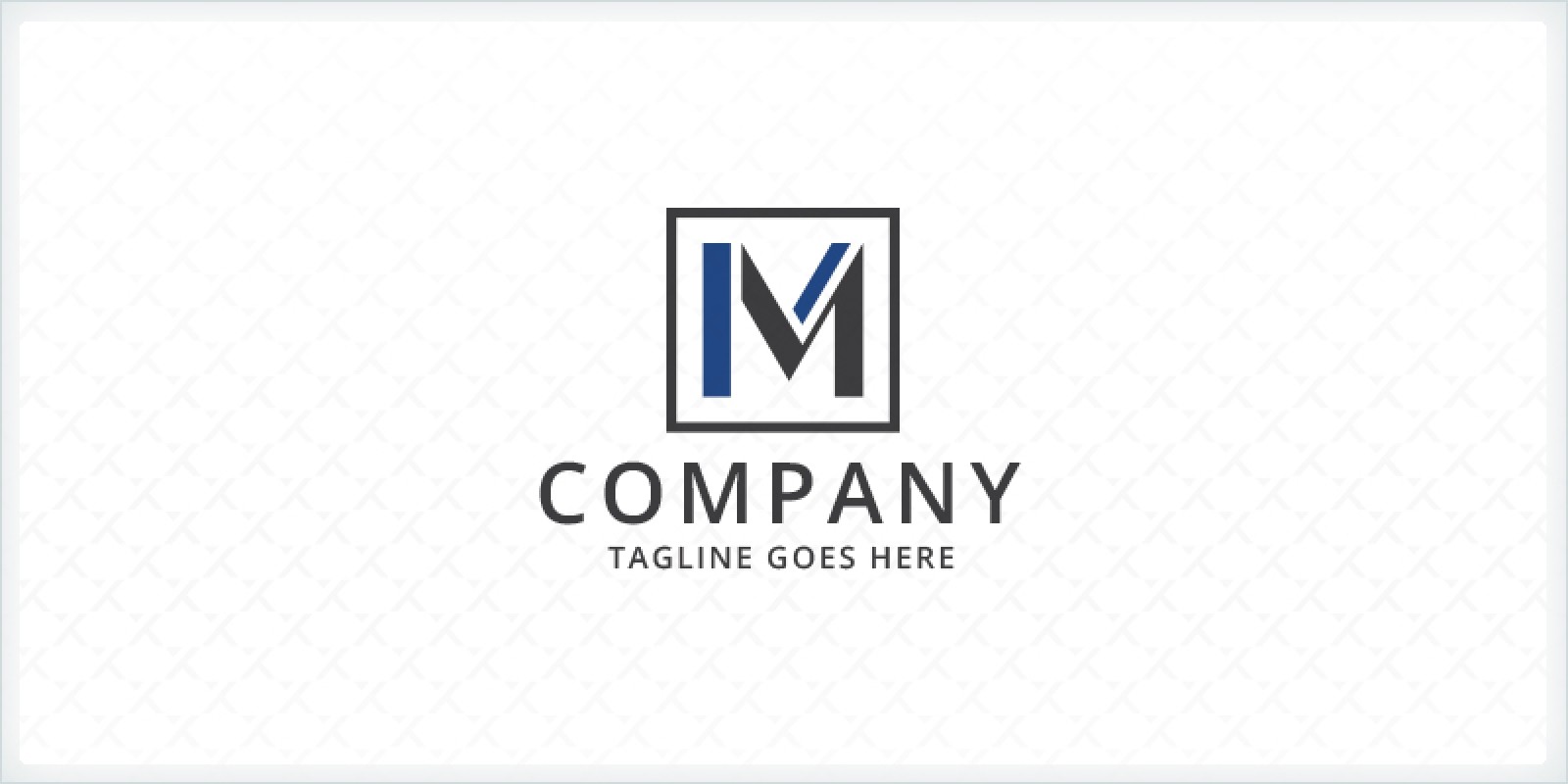 Letter M Frame Logo