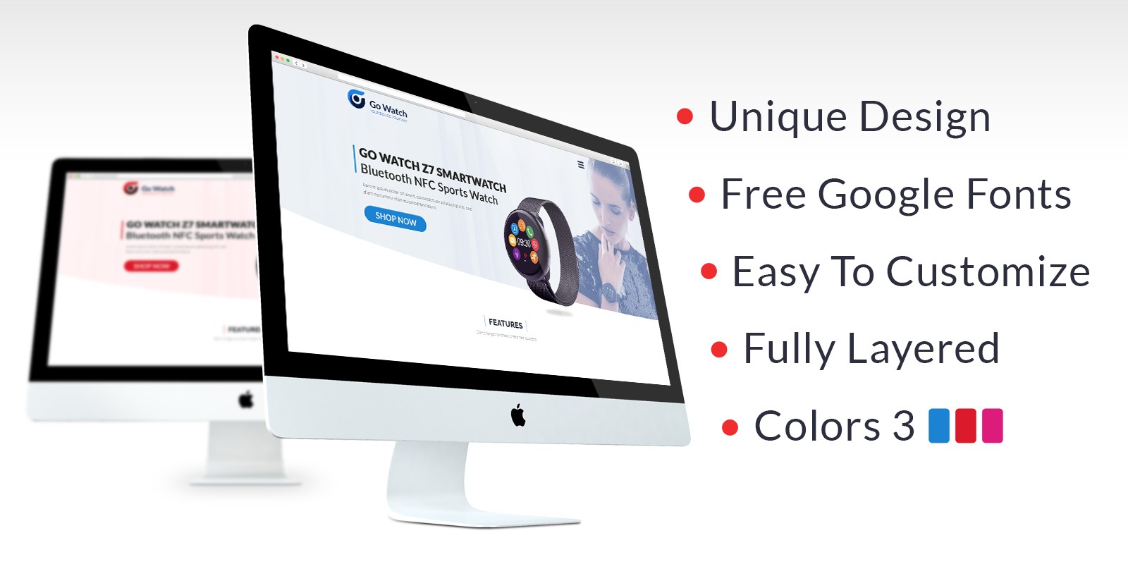 Landing Page Product - One Page PSD Template