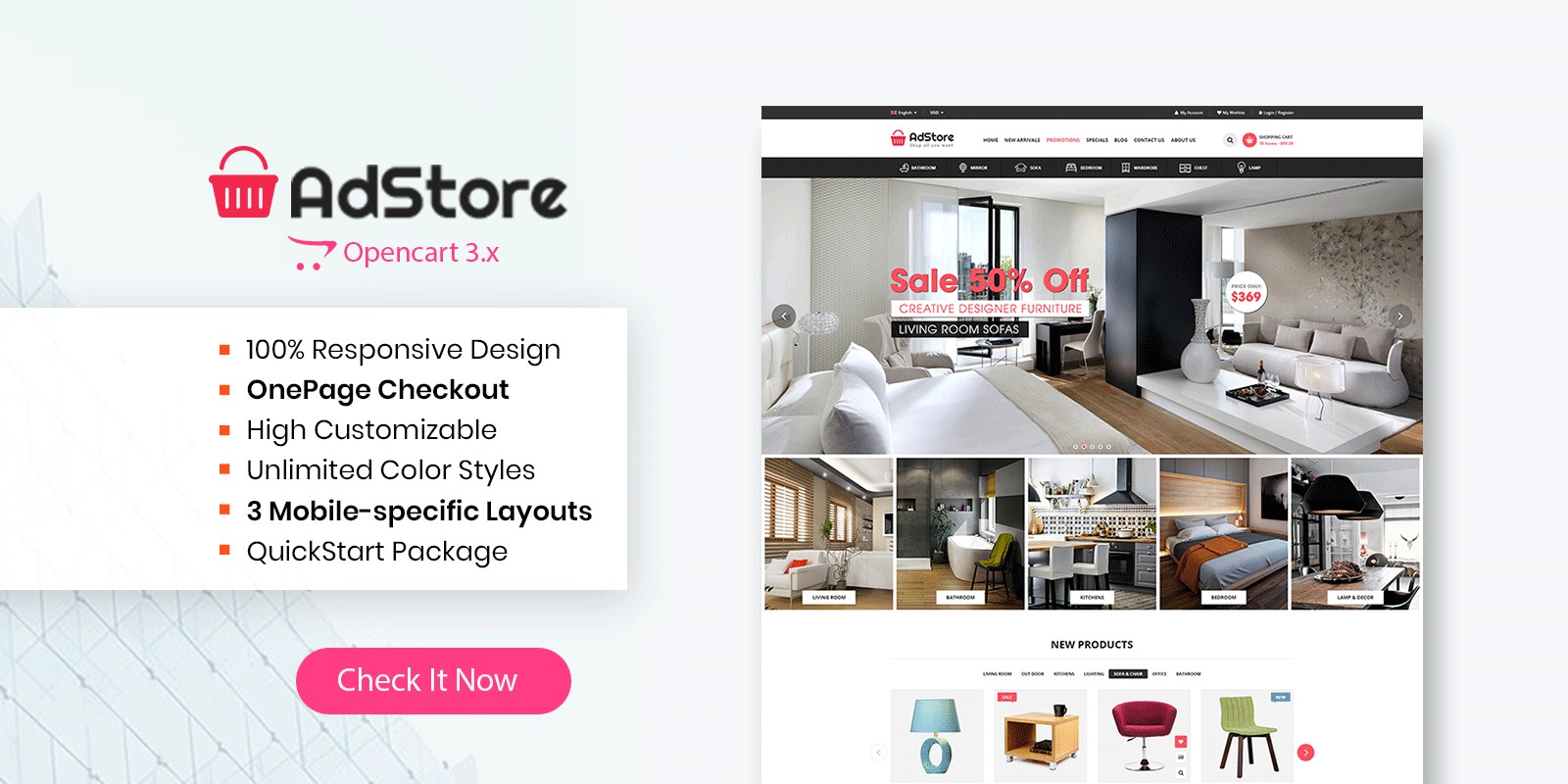 Adstore - Multipurpose Opencart 3 Theme (AMP Google Compatibility) Adstore - Multipurpose Opencart 3 Theme