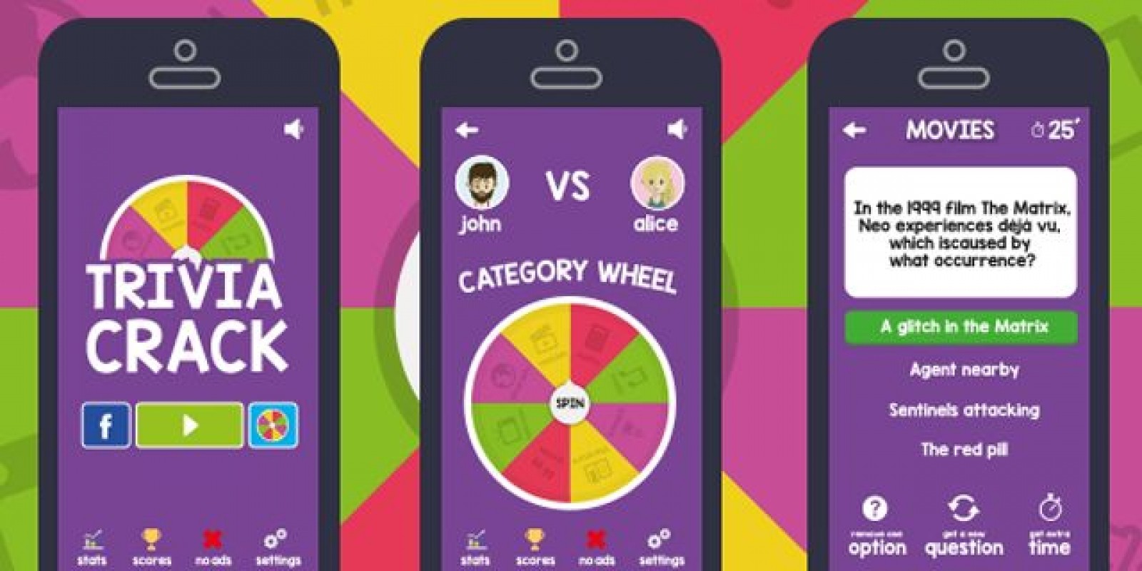Trivia Crack Game Graphic Assets