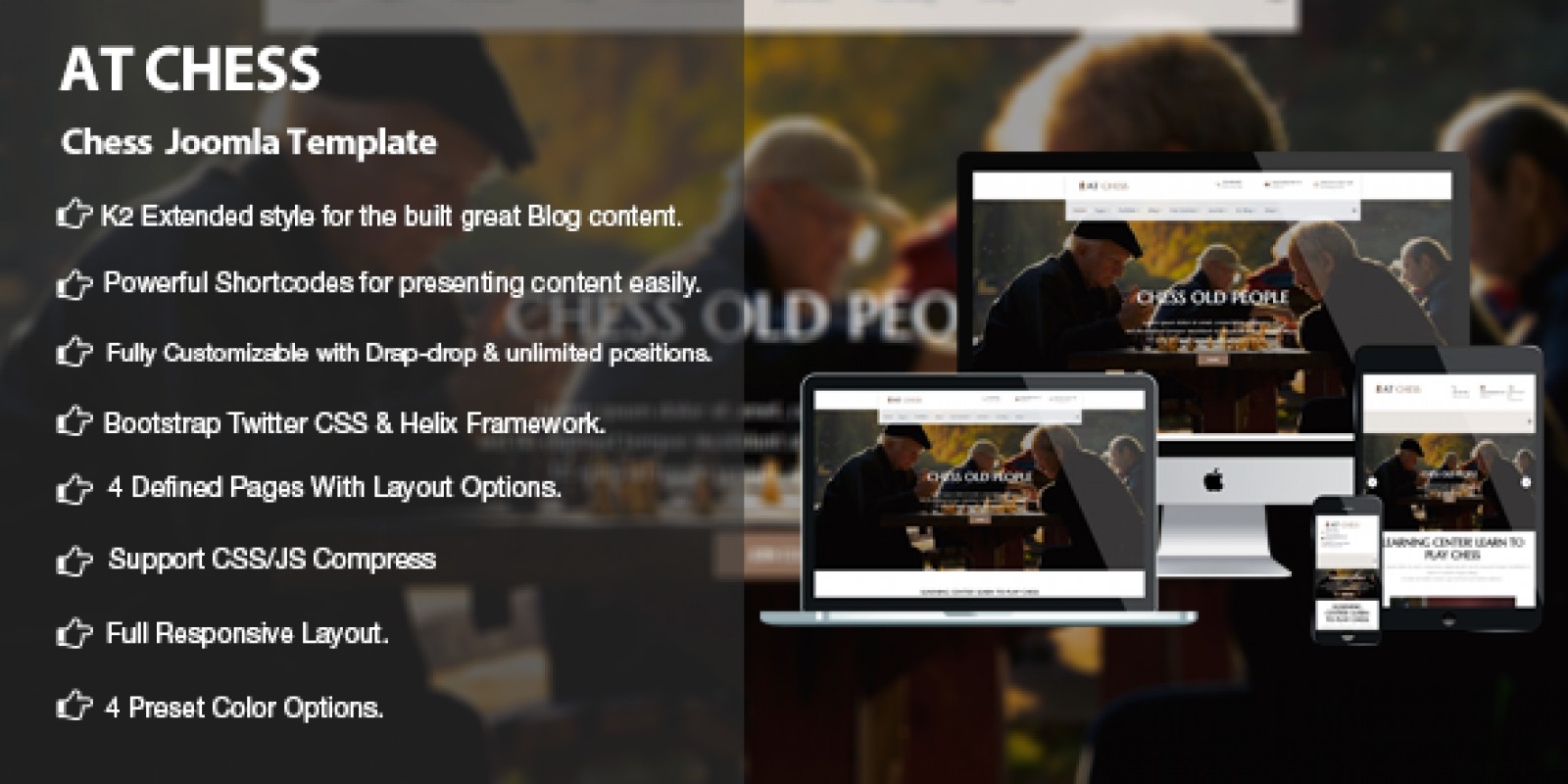 AT Chess – Joomla Chess Template