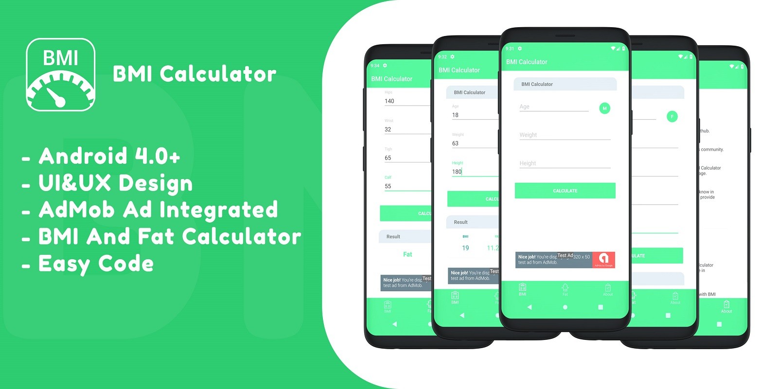 BMI Calculator - Android Source Code
