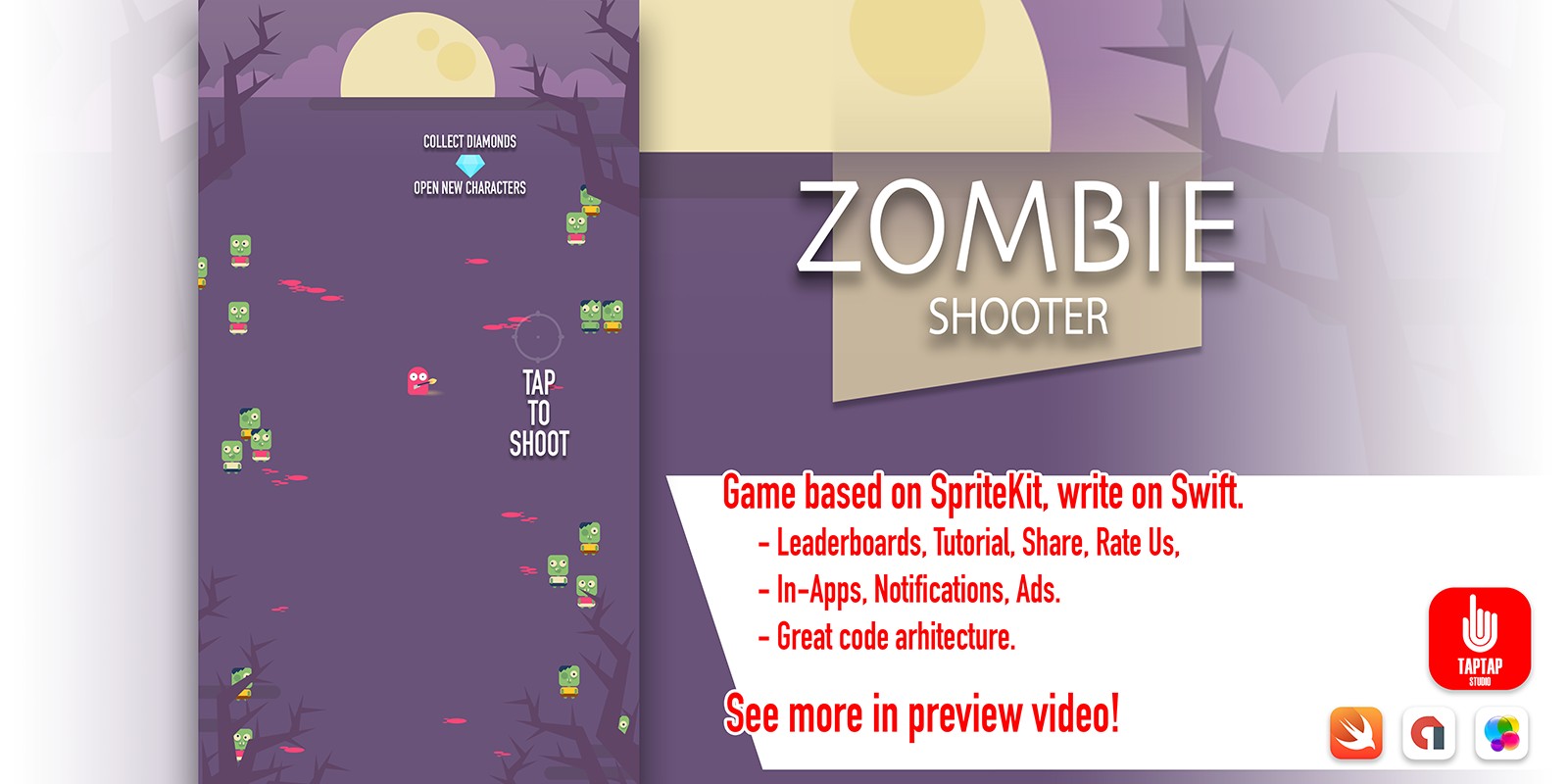 Zombie Shooter - iOS Source Code