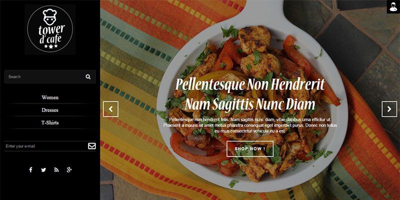Tower Cafe - Restaurant PrestaShop Theme