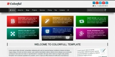 Colorful - Responsive Multipurpose HTML Template