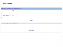 Simple Guestbook PHP Script Screenshot 2