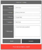 Simple Ajax Contact Form PHP Script Screenshot 5