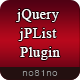jPList - jQuery Data Grid Pagination Controls