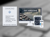 Diamond - OnePage Responsive HTML Template Screenshot 2