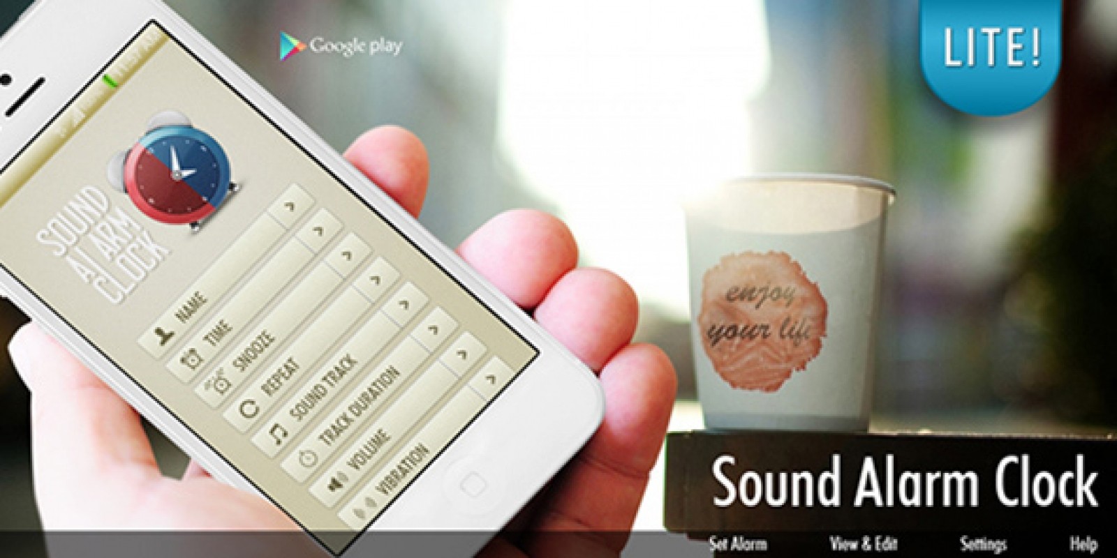 Sound Alarm Clock Android App Source Code by Codester
