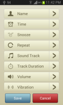 Sound Alarm Clock - Android App Source Code Screenshot 8