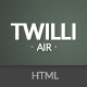 TWILLI Air - Minimalist OnePage HTML Template