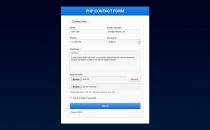 PHP Contact Form Script Screenshot 2