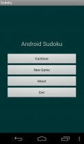 Sudoku Android Game Source Code Screenshot 1
