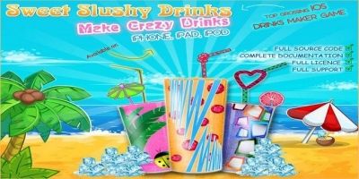Sweet Slushy Drinks Maker - iOS Game Source Code