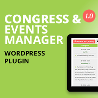 Congress and Event Manager - Wordpress Plugin