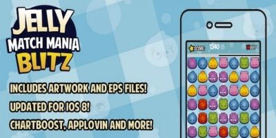 Jelly Match Mania - iOS Game Source Code