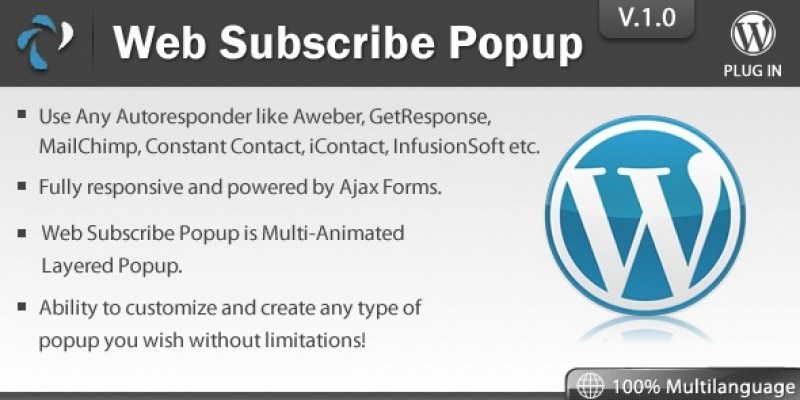 Web Subscribe Popup - Wordpress Plugin