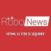 RoboNews - HTML Template for News Agencies